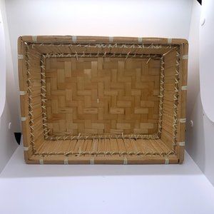 Boho Rattan Wicker Woven Tray